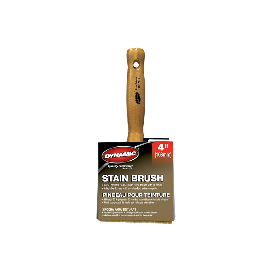 Dynamic Extra Thick Stain Brush 4 inch - The Paint People