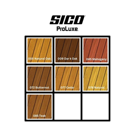 Sico ProLuxe 1 Primary Colour Chart