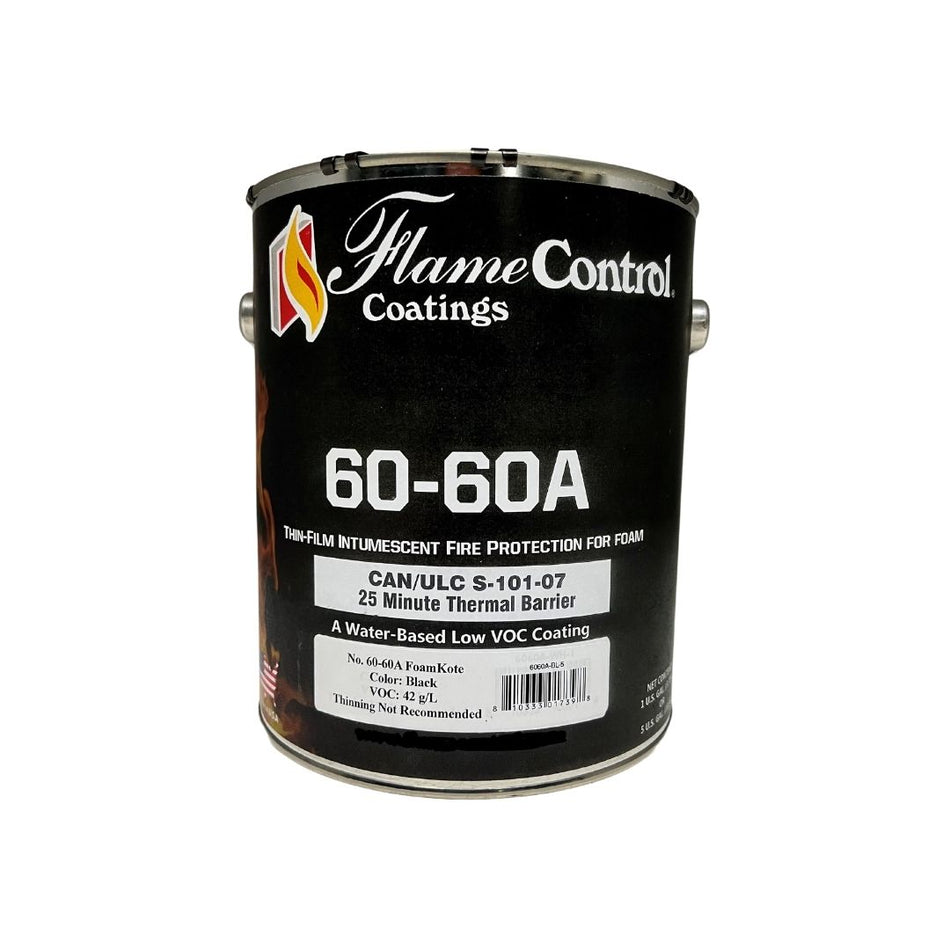 Flame Control 60-60A is a 25-Minute Thermal Barrier for Spray Polyurethane Foam Insulation