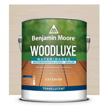 Woodluxe Water-Based Waterproofing Exterior Stain and Sealer - Translucent - Bleached Gray ES-78