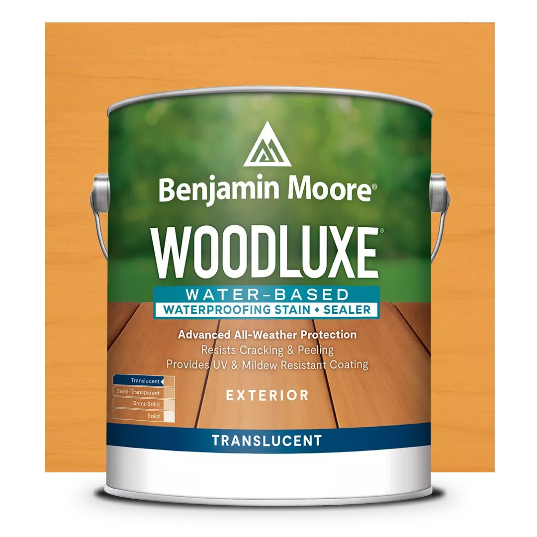 Woodluxe Water-Based Waterproofing Exterior Stain and Sealer - Translucent - Cedar ES-40