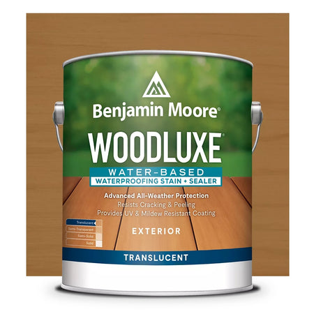 Woodluxe Water-Based Waterproofing Exterior Stain and Sealer - Translucent - Chestnut Brown ES-65