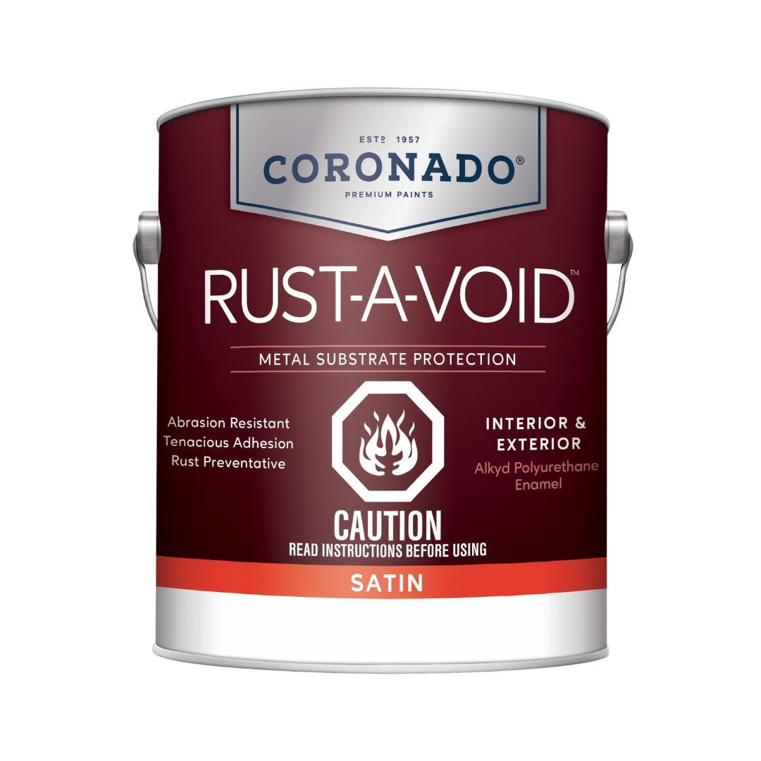 Coronado Rust-A-Void Rust Preventative Polyurethane Enamel, Satin, 3.79L - The Paint People