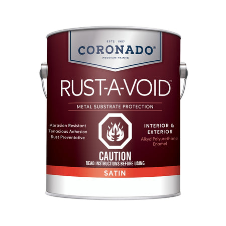 Coronado Rust-A-Void Rust Preventative Polyurethane Enamel, Satin, 3.79L - The Paint People