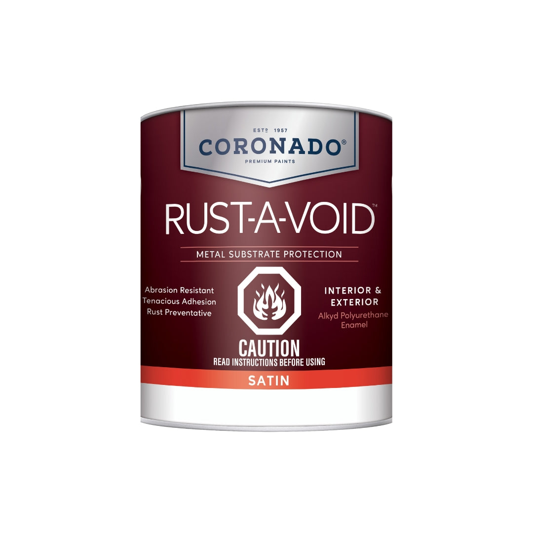 Coronado Rust-A-Void Rust Preventative Polyurethane Enamel, Satin, 946ml - The Paint People