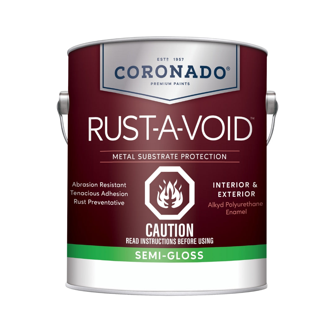 Coronado Rust-A-Void Rust Preventative Polyurethane Enamel, Semi-Gloss, 3.79L - The Paint People