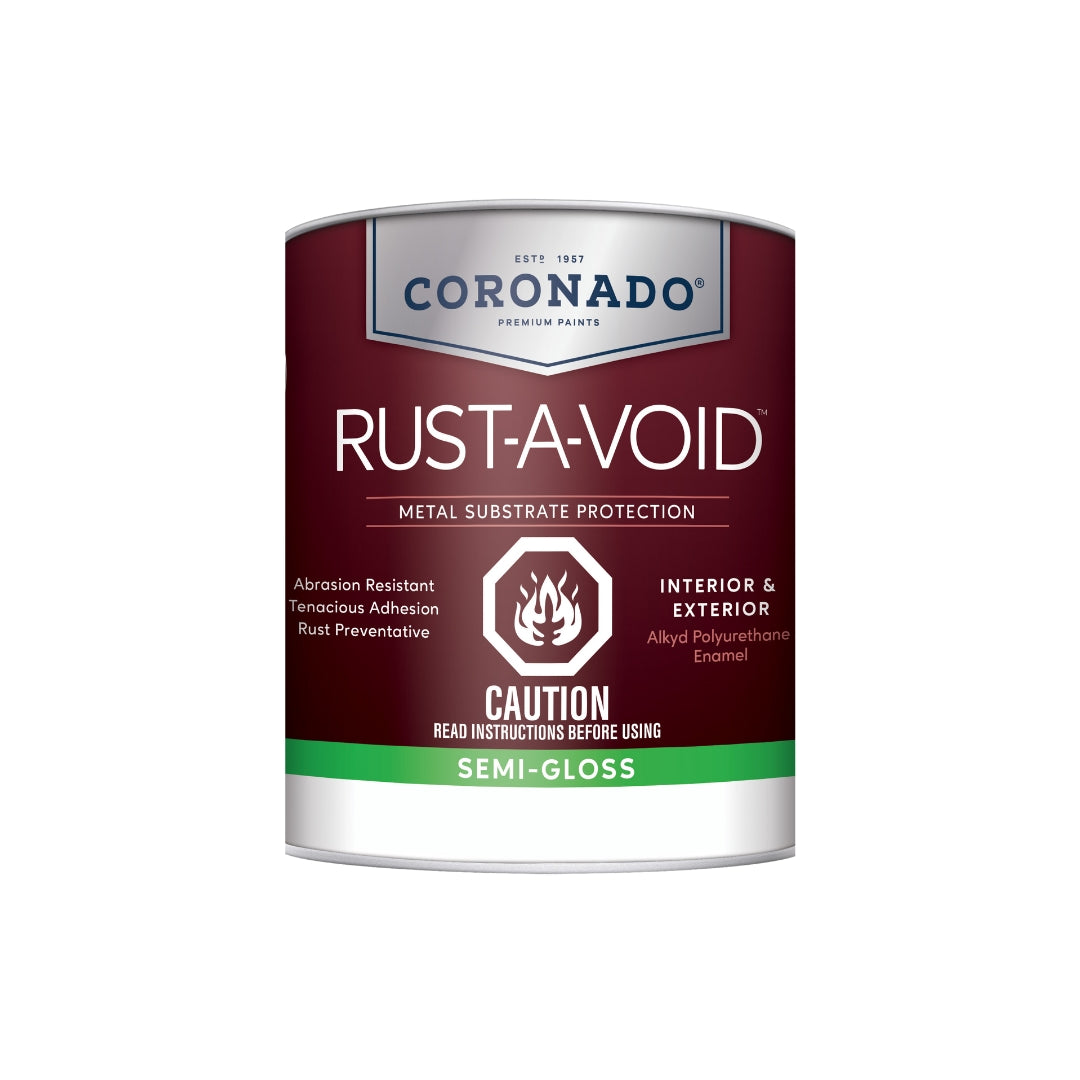 Coronado Rust-A-Void Rust Preventative Polyurethane Enamel, Semi-Gloss, 946ml - The Paint People