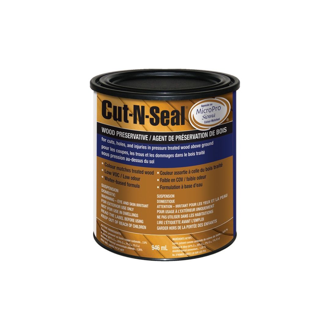 Cut-N-Seal End Cut Sealer Wood Preservative 946ml - The Paint People