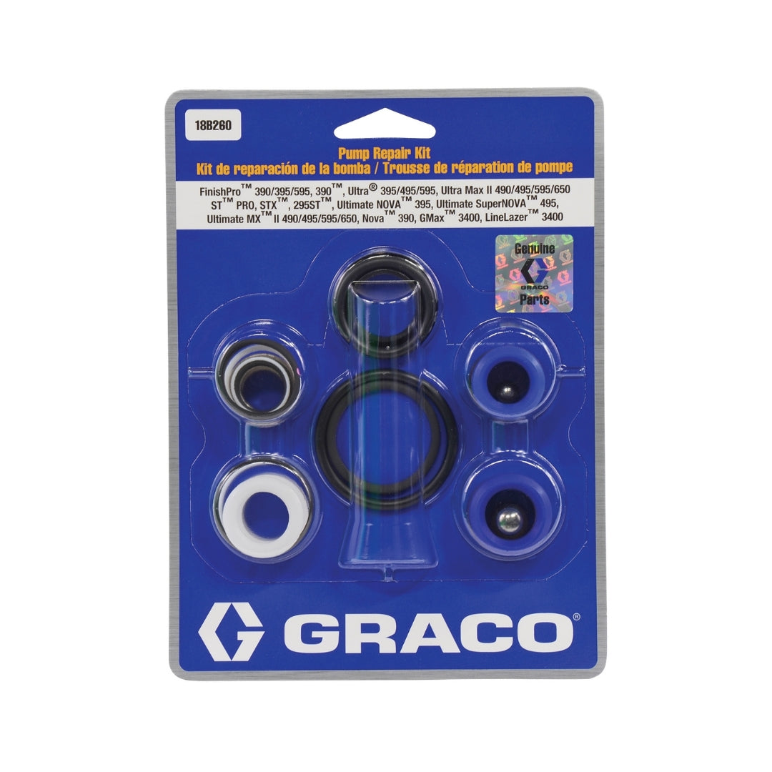 Graco Pump Packing Repair Kit, for Graco 390/490/595 Sprayers - The Paint People