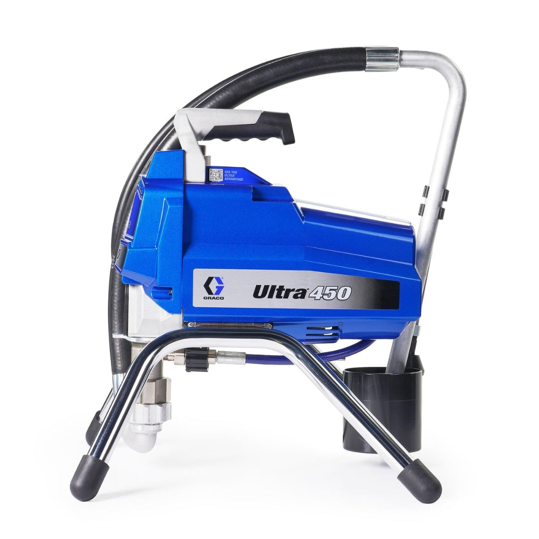 Graco Ultra 450 Electric Airless Paint Sprayer, Stand, 25F506, Side R - The Paint People