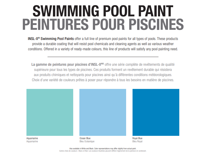 INSL-X Epoxy Swimming Pool Paint - IG Semi-Gloss Finish 2 Gal Kit - The Paint People