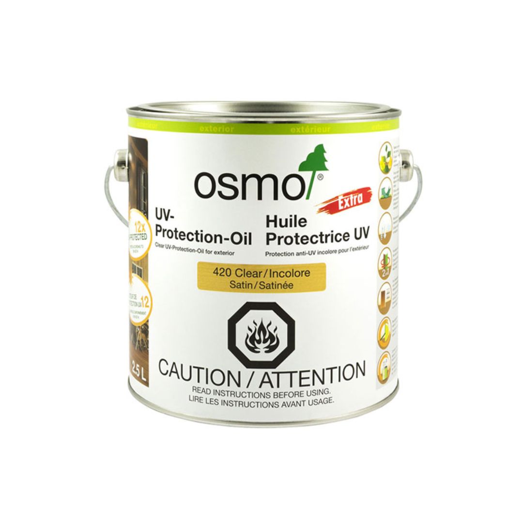 Osmo UV-Protection Oil 420 Clear 2.5L - The Paint People