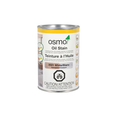 Osmo Oil Stain White 1L - The Paint People