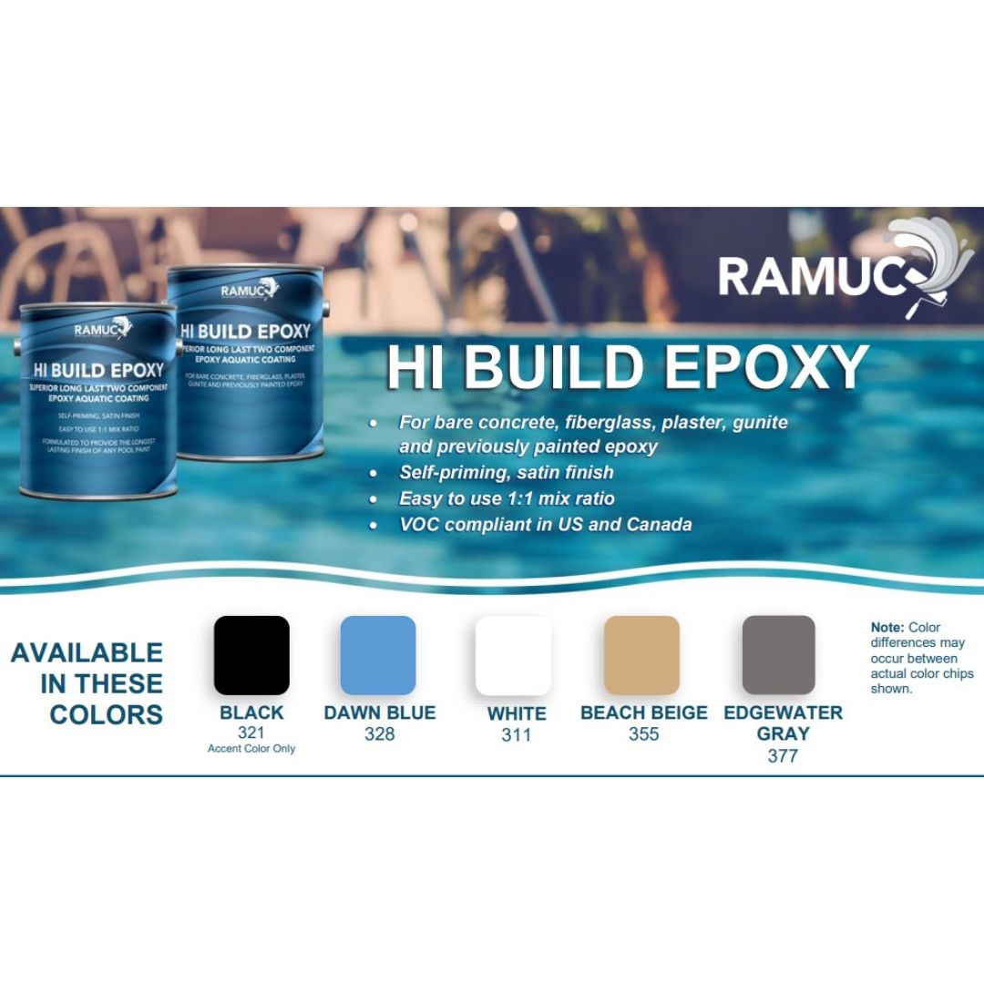 Ramuc Hi Build Epoxy Pool Paint Colour Chart 