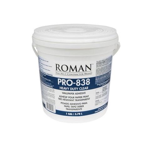 Roman PRO 838 Heavy Duty Wallpaper Adhesive Gallon - The Paint People