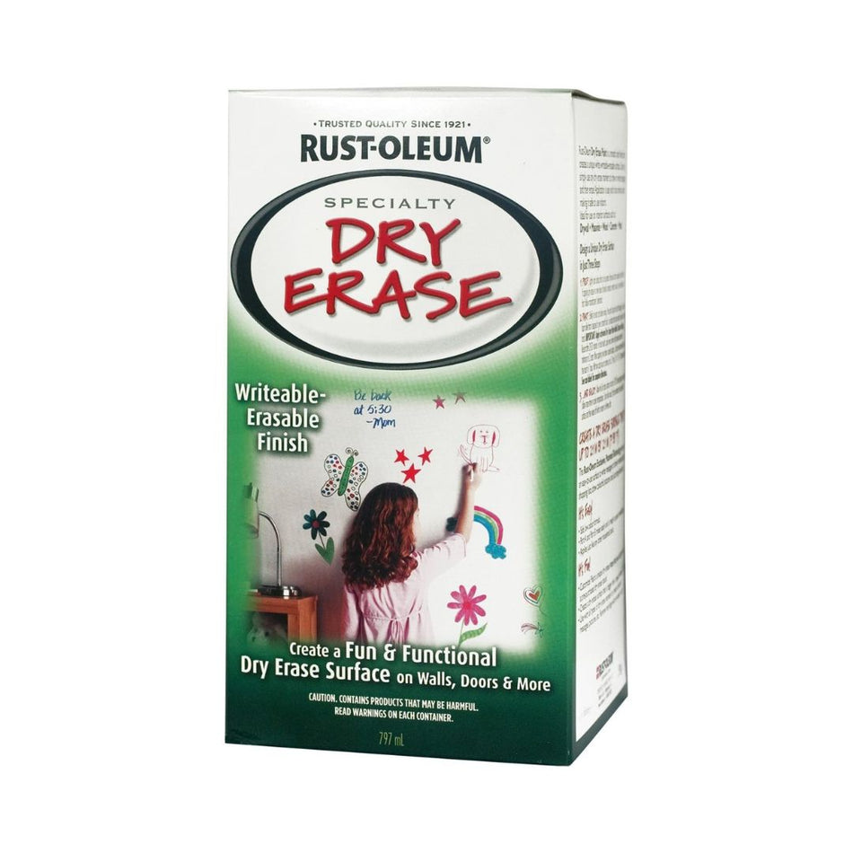 Rust-Oleum Specialty Dry Erase Paint, White, 946ml