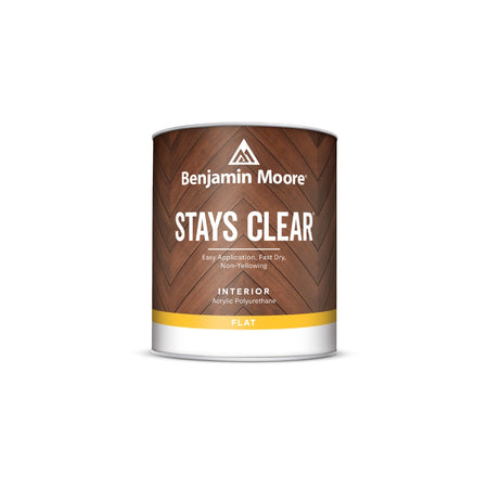 STAYS CLEAR® Acrylic Polyurethane Interior Wood Surfaces, Flat, 946ml - The Paint People