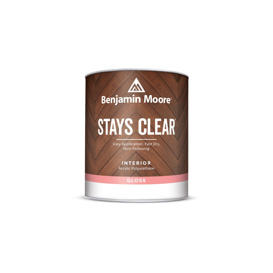 STAYS CLEAR® Acrylic Polyurethane Interior Wood Surfaces, Gloss, 946ml - The Paint People