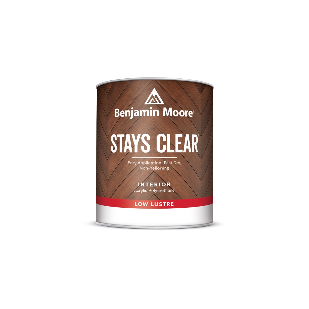 STAYS CLEAR® Acrylic Polyurethane Interior Wood Surfaces, Low Lustre, 946ml - The Paint People