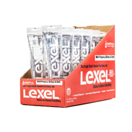 Sashco Lexel All Purpose Rubber Based Sealant, 148ml, Case Pack - The Paint People