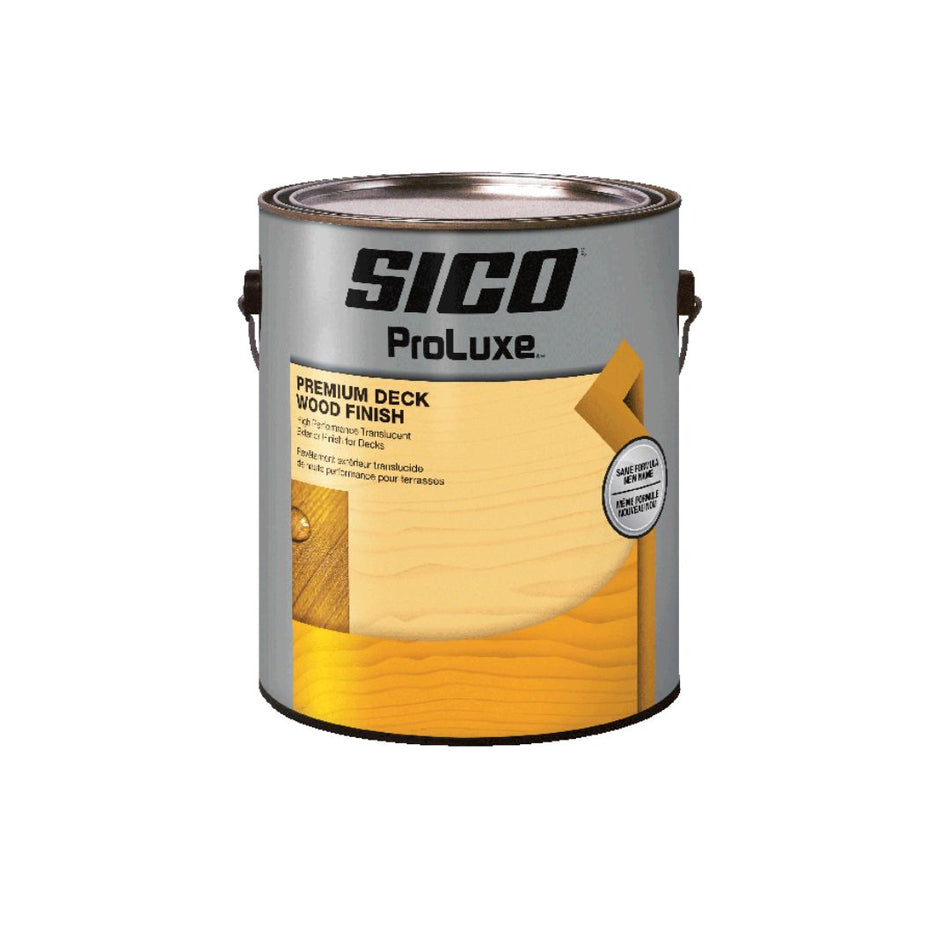 SICO ProLuxe Translucent Premium Deck Wood Finish For Decks, 3.78L - The Paint People