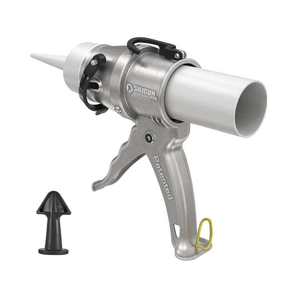 Siligun Pro Compact Caulking Gun, No Drip Caulk Gun - Patented Design - Lightweight Aluminum - The Paint People