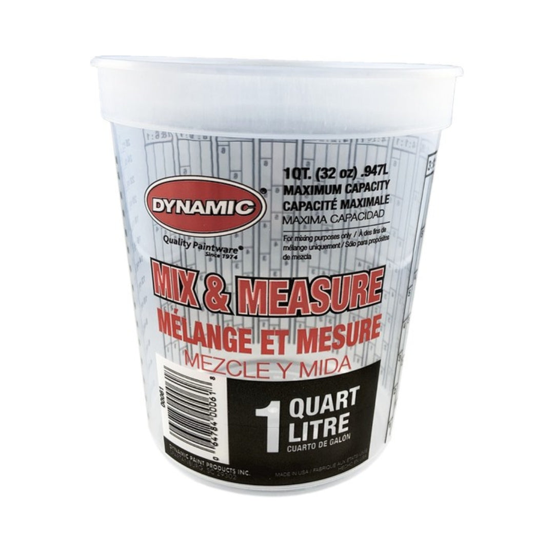 Solvent Resistant Mix and Measure Cups Plus Ratios, 946ml - The Paint People