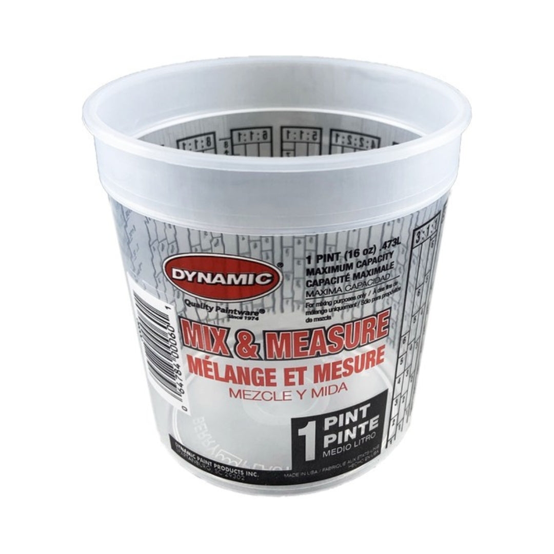 Solvent Resistant Mix and Measure Cups Plus Ratios, 473ml - The Paint People