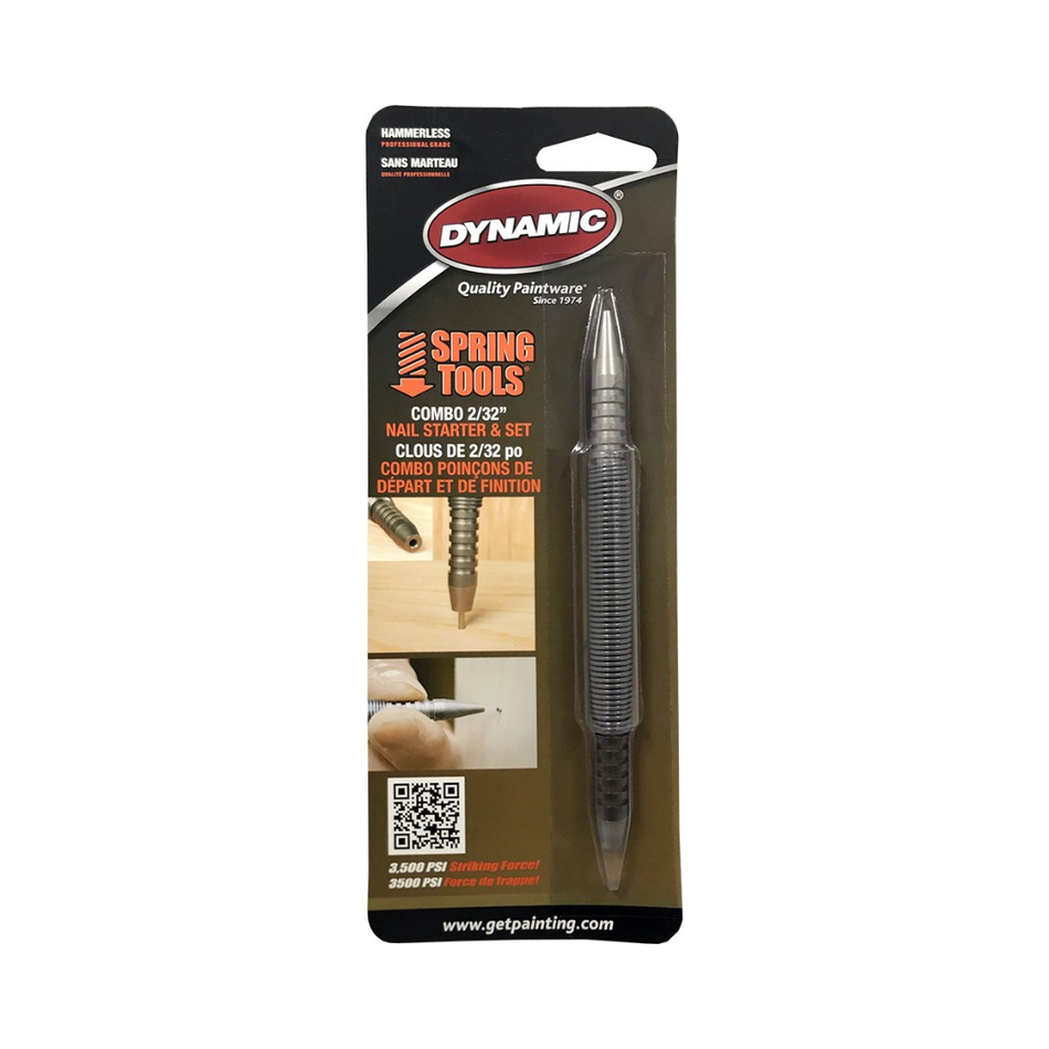 Spring Tools Nail Set Combo, 1/35" and 2/32"