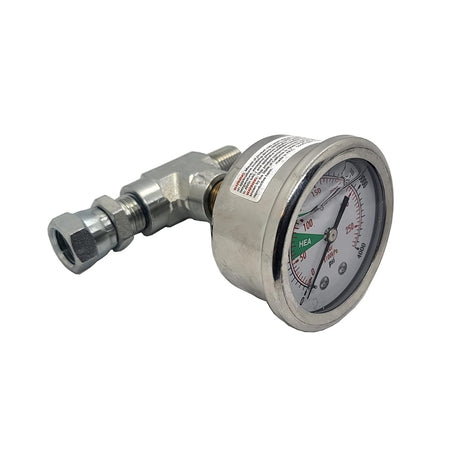 Titan HEA Pressure Gauge, Side View - The Paint People