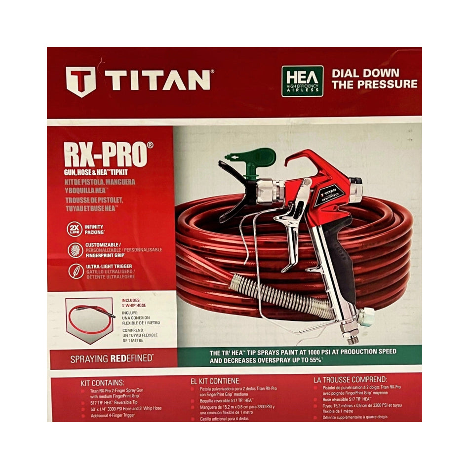 Titan RX-Pro Paint Gun, Hose & Tip Kit - The Paint People