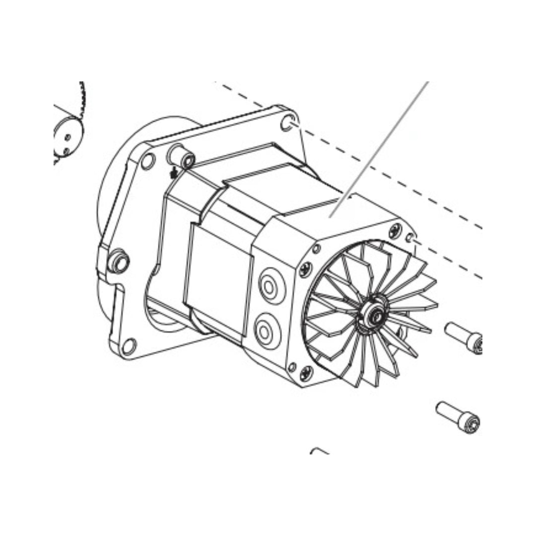 Titan Motor Assembly for Impact 540/640, 805-264A - The Paint People