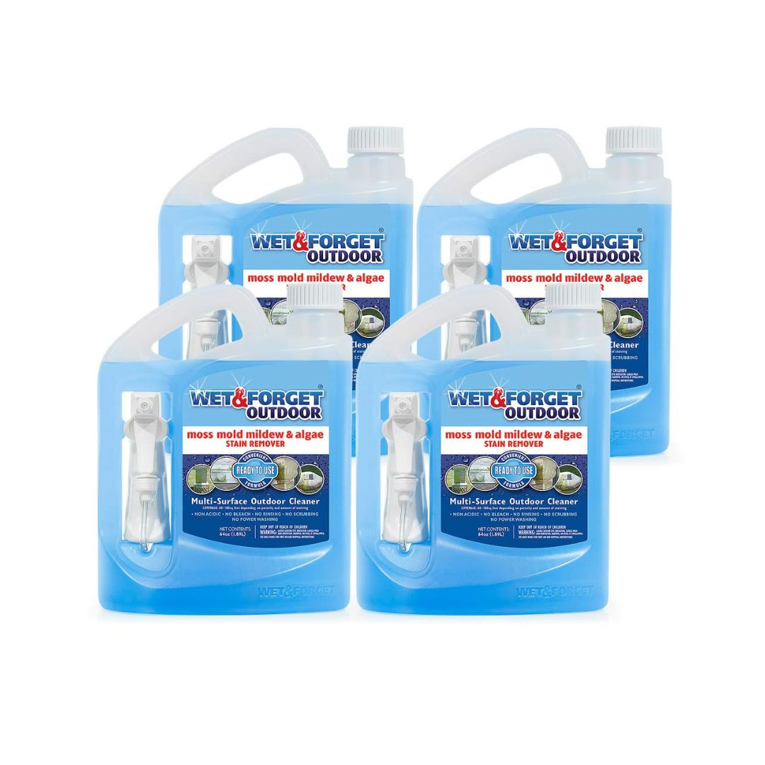 Wet & Forget Mold, Mildew and Algae Stains Remover RTU 4-pk - The Paint People
