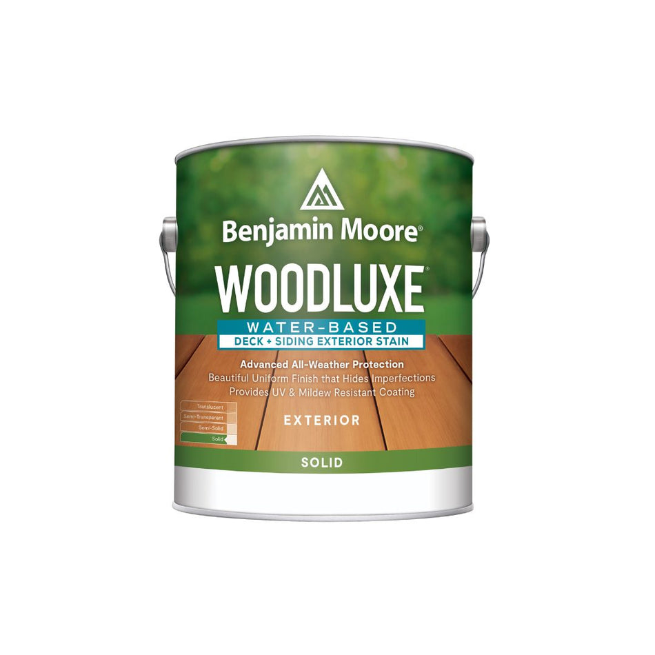 Benjamin Moore Woodluxe® Deck and Siding Exterior Stain - Solid