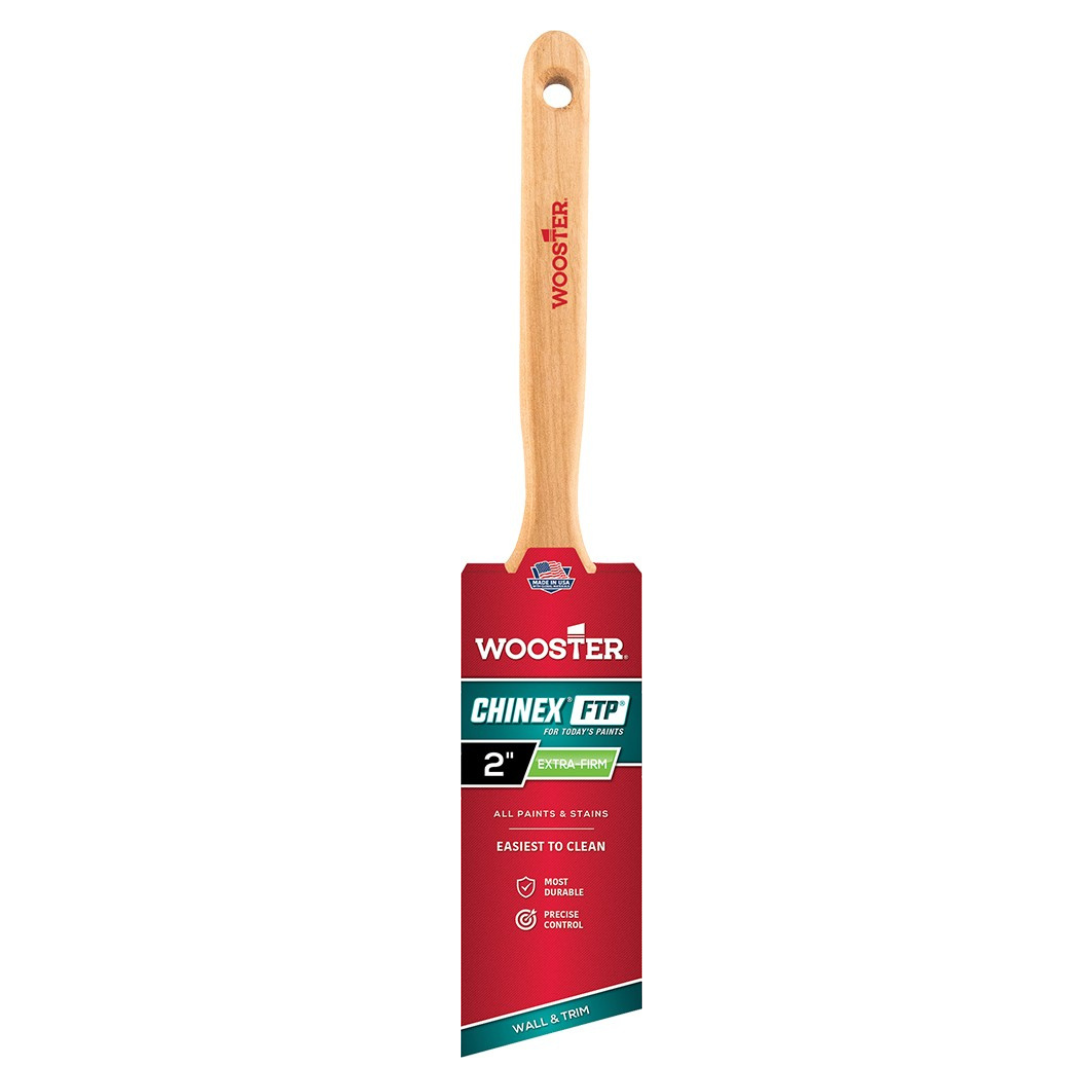 Wooster Chinex FTP Extra Firm Angle Sash Paint Brush size 2"