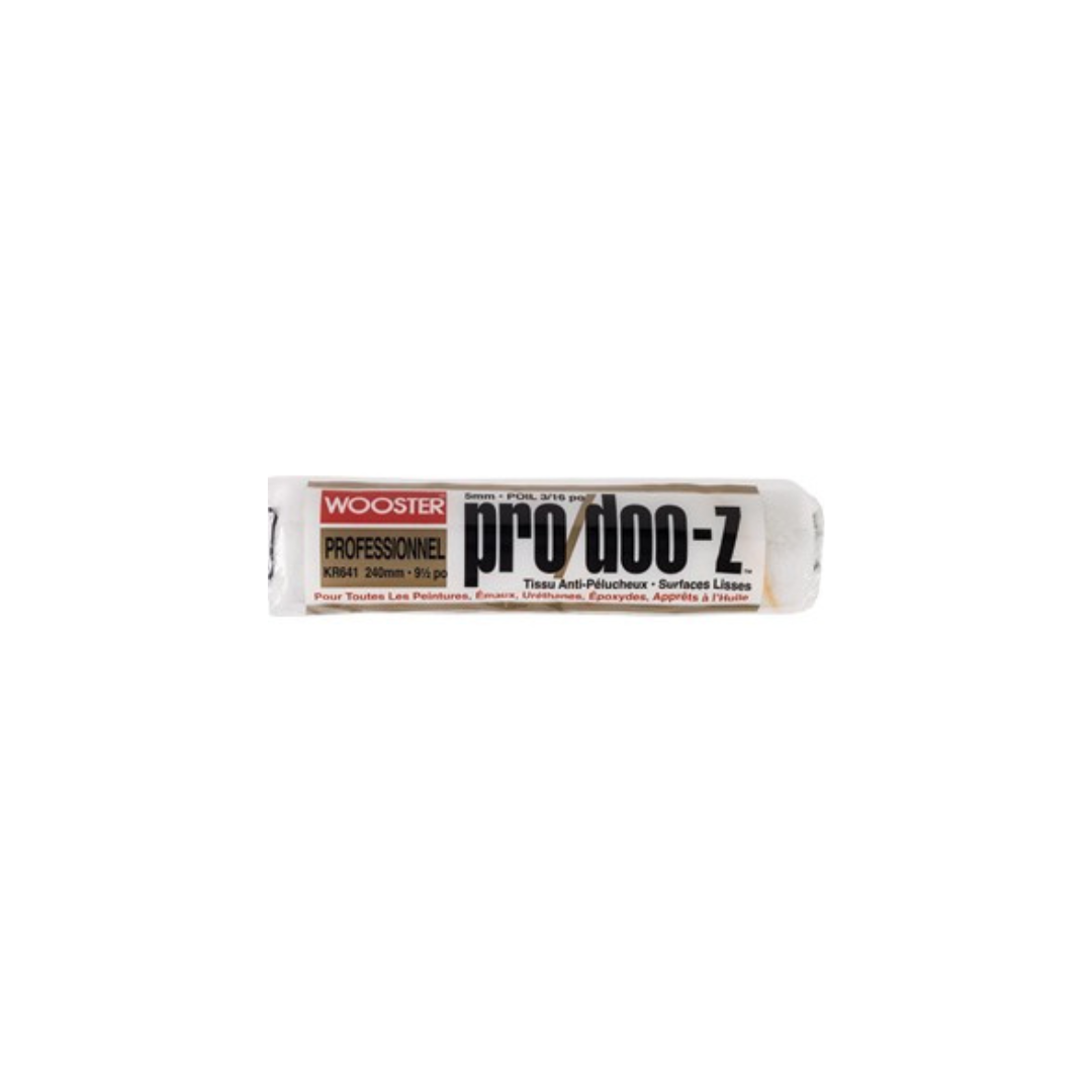 Wooster KR641 240mm x 5mm (9-1/2" X 3/16") Nap Pro/Doo-Z Roller Cover