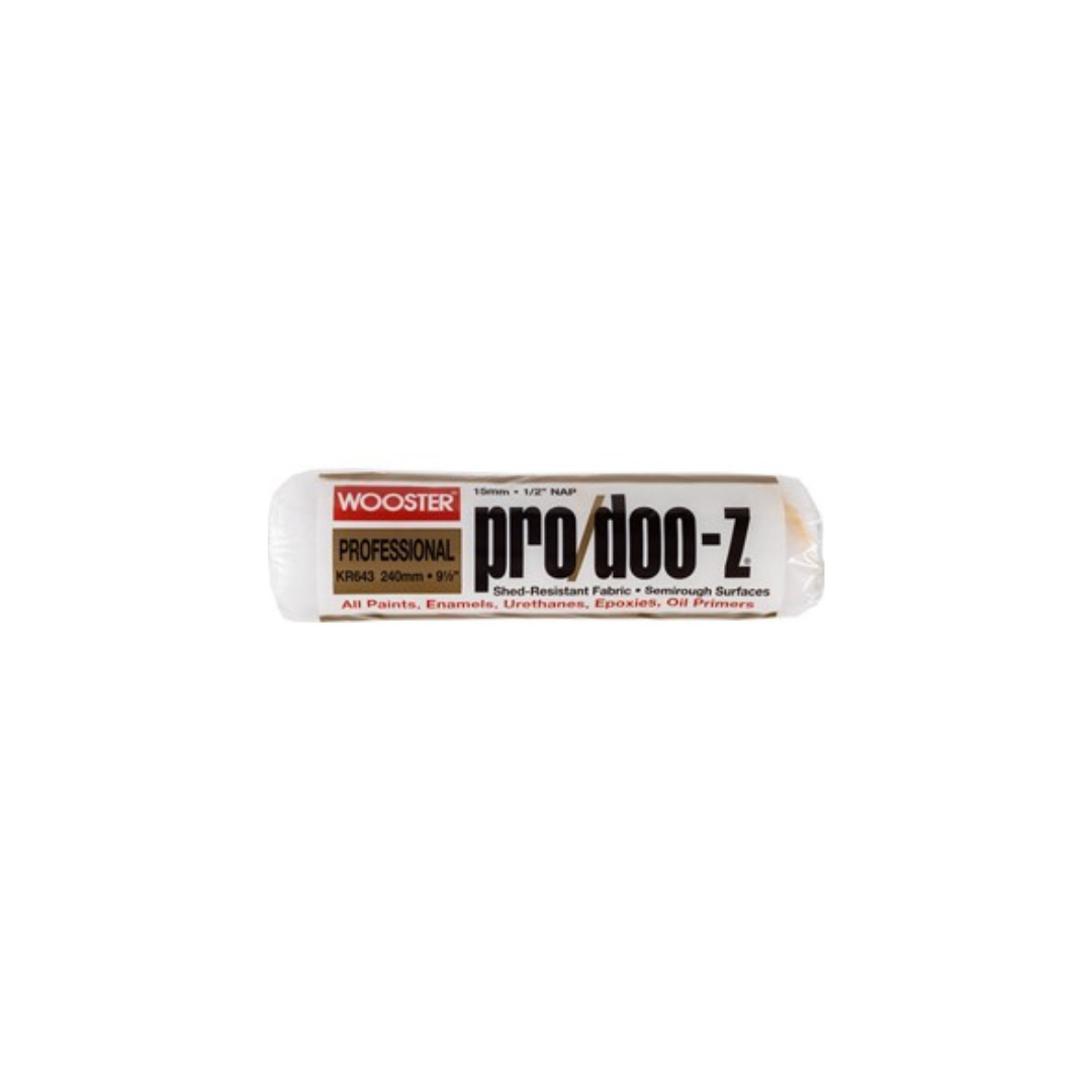 Wooster KR643 240mm x 13mm (9-1/2" x 1/2") Nap Pro/Doo-Z Roller Cover