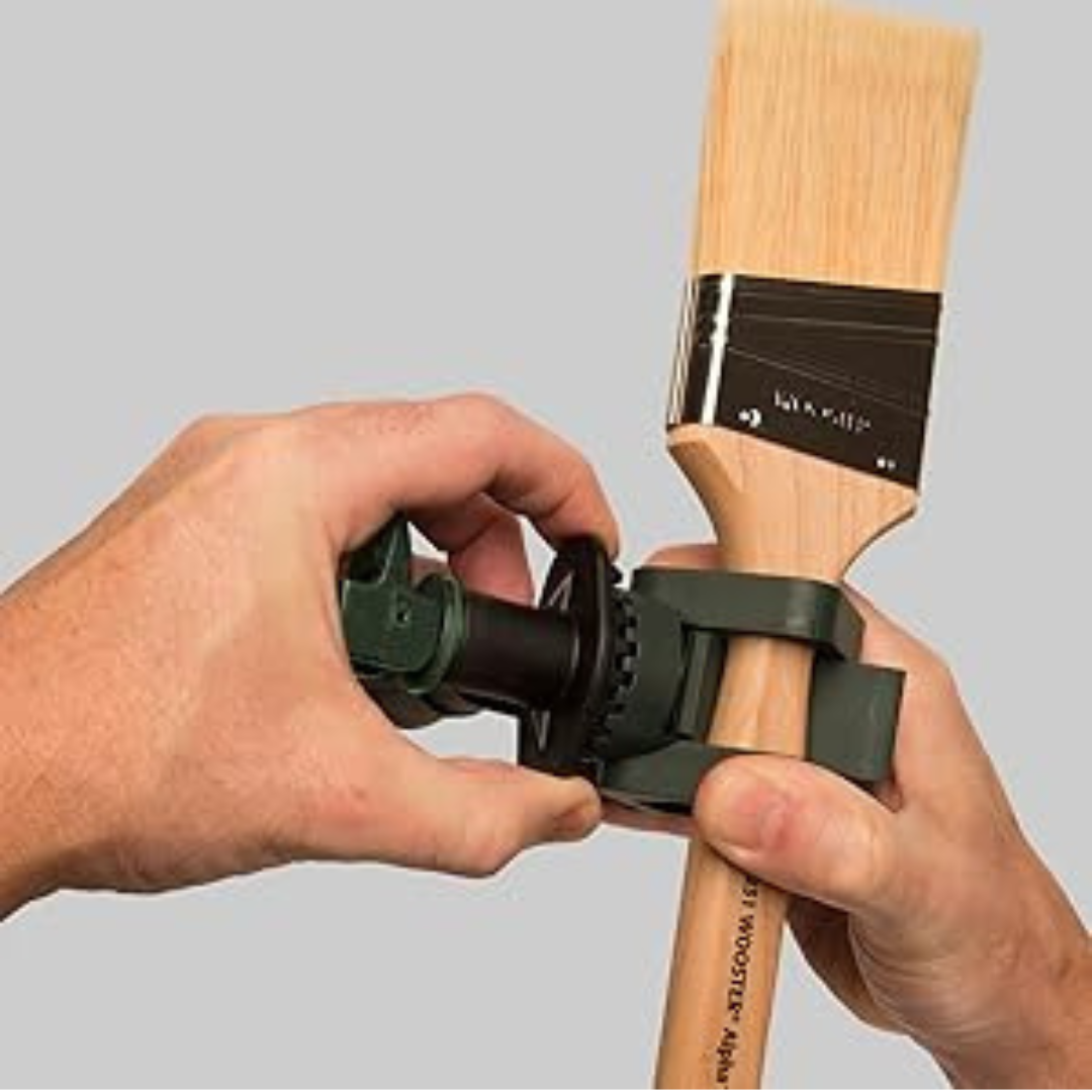 Wooster Lock Jaw Tool Holder adjusting paint brush