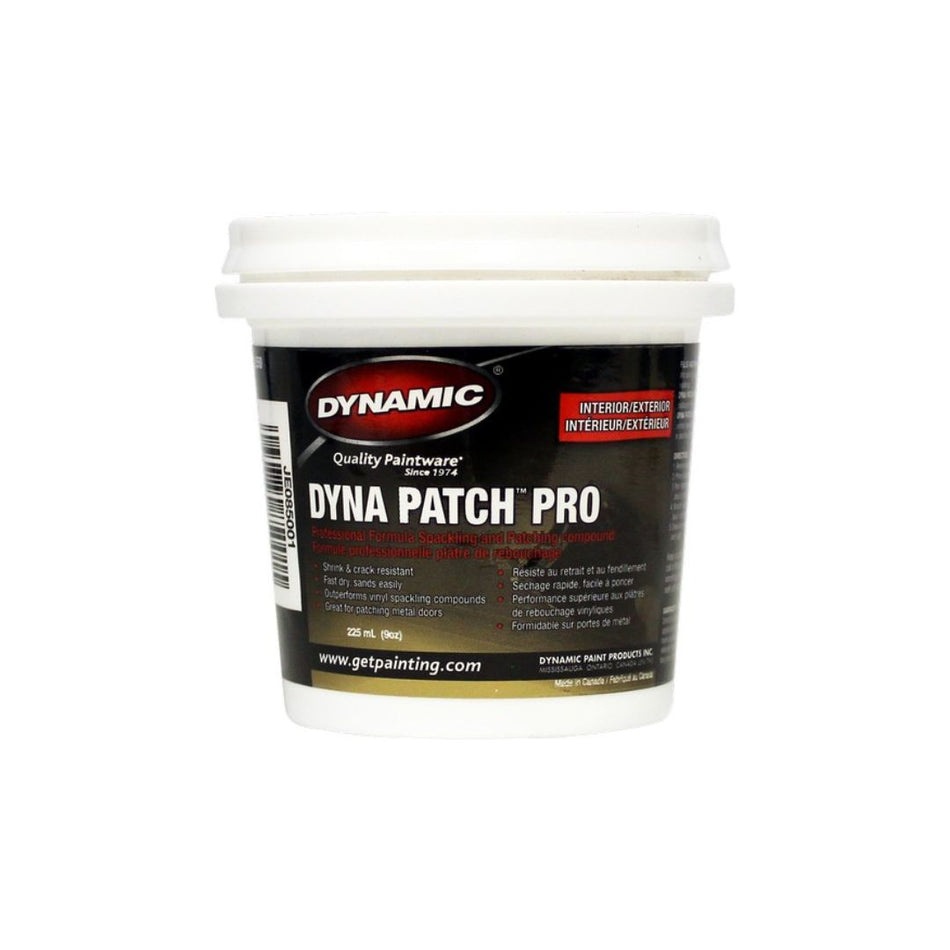 Dynamic Dyna Patch Pro spackling compound 225ml professional fast-dry patching compound