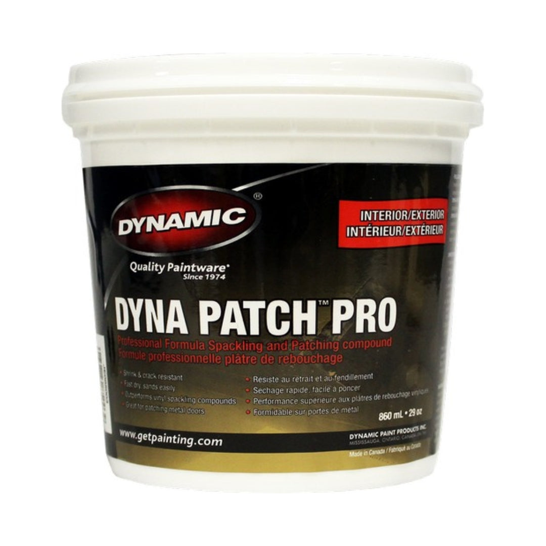 Dynamic Dyna Patch Pro spackling compound 860ml professional fast-dry patching compound