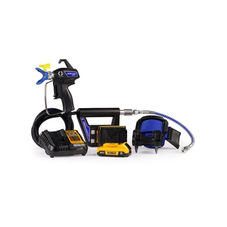 Ergonomic inline handle design on Graco PowerShot XT