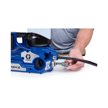 Graco Ultra QuickShot II Quick Flush cleaning system and inline filter connection