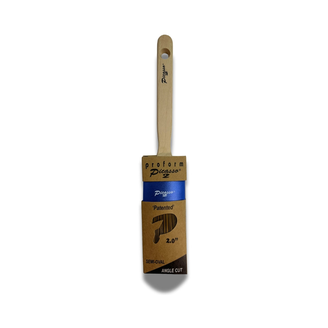 Picasso Generation 2 paint brush 2 inch semi oval angle cut professional painting brush