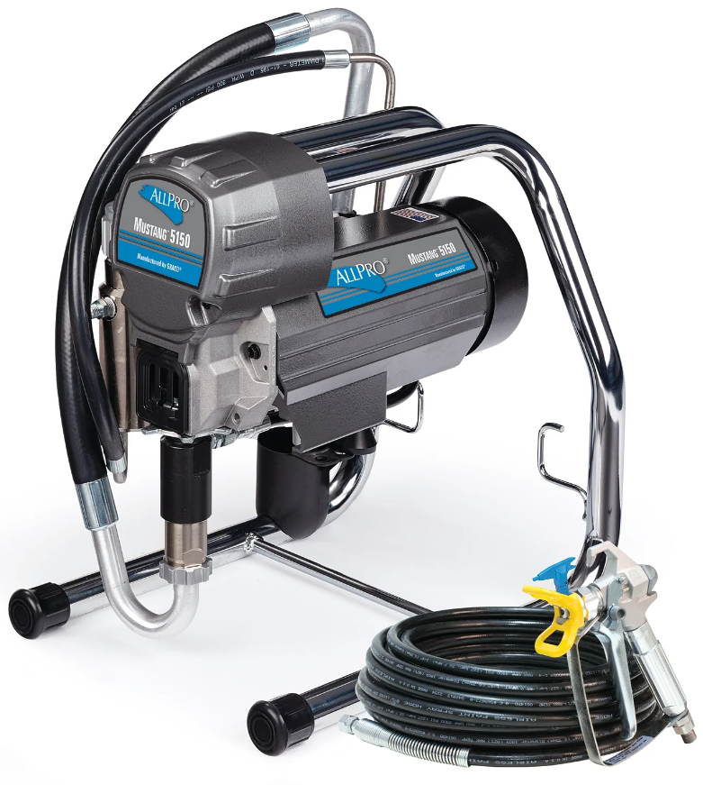 ALLPRO Mustang 5150 Electric Airless Paint Sprayer For Residential & Light Commercial Use, Stand - The Paint People