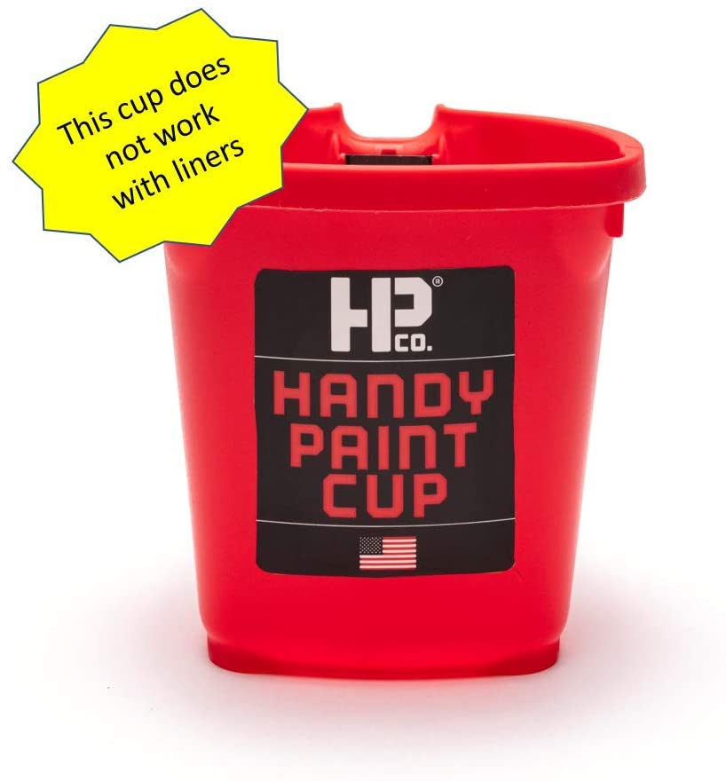Handy 1500-CC Disposable Paint Cup 1 Pint Size - The Paint People