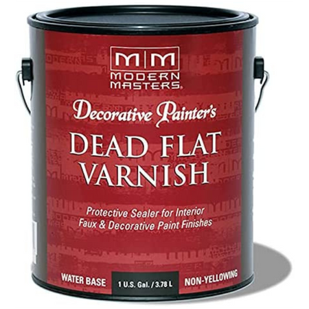 Modern Masters Dead Flat Varnish, Protective Sealer for Interior Faux & Decorative Paint Finishes - The Paint People