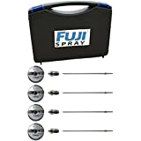 Fuji Spray Air Cap Set 7020-2,4,5 and 6 for Semi-PRO and Hobby-PRO Spray Guns and Carrying Case Bundle (5 Items) - The Paint People