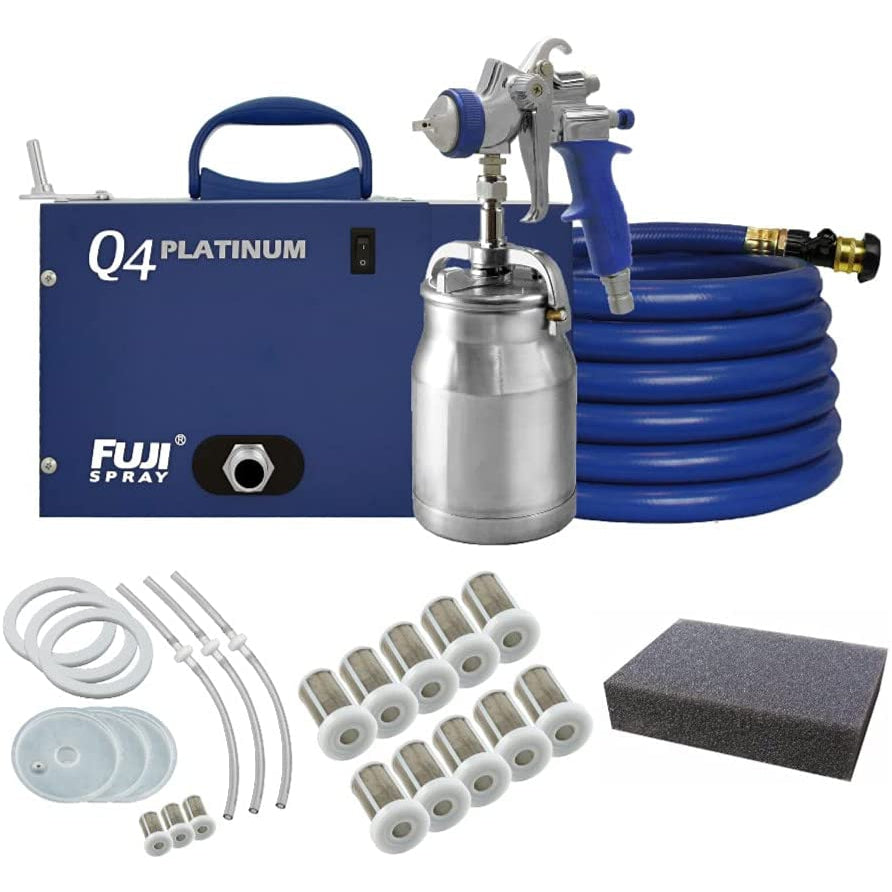 Fuji Q4 PLATINUM T70 Bottom Feed Cup HVLP Spray System 6-Pack Bundle - The Paint People
