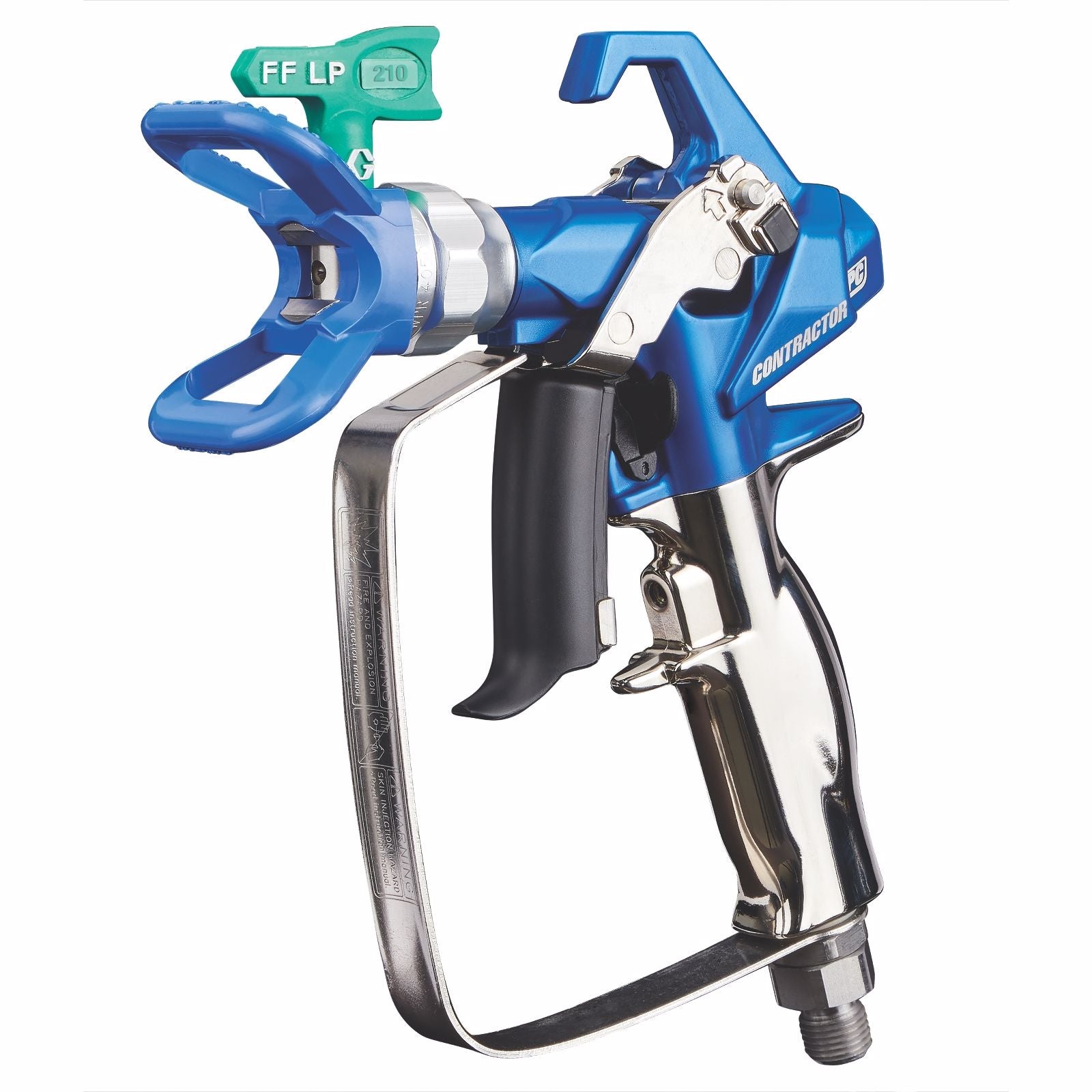 Graco 17Y470 Contractor PC Light Weight Airless Spray Gun with RAC X FFLP 210 SwitchTip - The Paint People