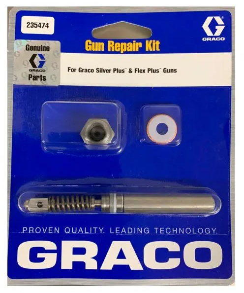 Graco Airless Paint Gun Repair Kit  235474 for Silver Plus & Flex Plus Paint Guns - The Paint People